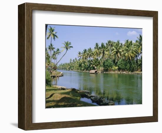 The Backwaters at Chavara, Kerala State, India, Asia-Jenny Pate-Framed Photographic Print