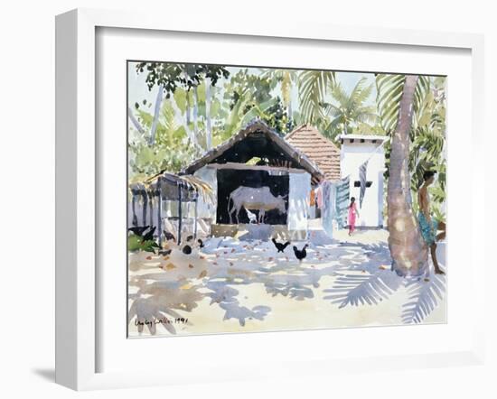 The Backwaters, Kerala, India, 1991-Lucy Willis-Framed Giclee Print