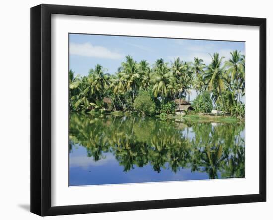 The Backwaters Near Kumarakom, Kerala State, India, Asia-Jenny Pate-Framed Photographic Print