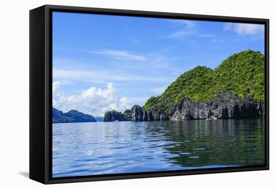 The Bacuit Archipelago, Palawan, Philippines-Michael Runkel-Framed Stretched Canvas