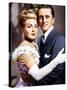 THE BAD AND THE BEAUTIFUL, from left: Lana Turner, Kirk Douglas, 1952-null-Stretched Canvas