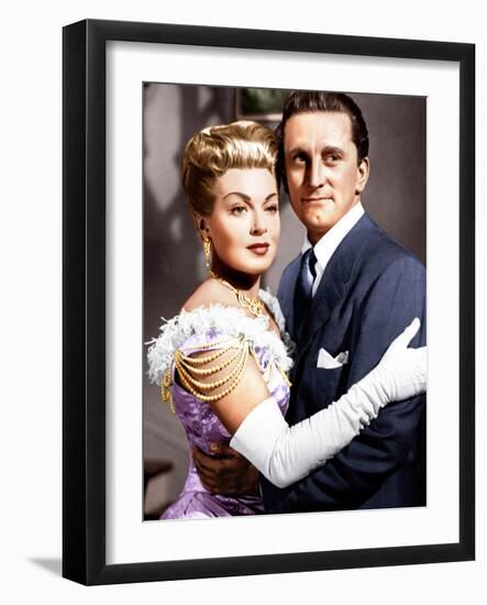 THE BAD AND THE BEAUTIFUL, from left: Lana Turner, Kirk Douglas, 1952-null-Framed Photo