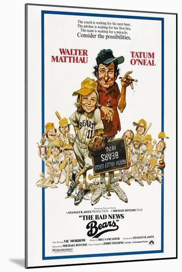 The Bad News Bears, 1976-null-Mounted Giclee Print