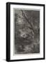 The Badger's Haunt, a Summer Night in the Woods-George Bouverie Goddard-Framed Giclee Print