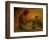 The Badger Skin-Eanger Irving Couse-Framed Giclee Print