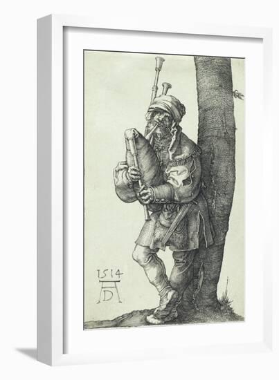 The Bagpiper, 1514-Albrecht Dürer-Framed Giclee Print