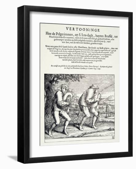 The Bagpipers, C.1642-Pieter Bruegel the Elder-Framed Giclee Print