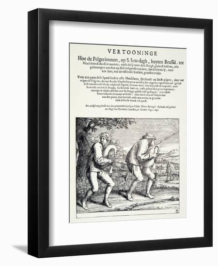 The Bagpipers, C.1642-Pieter Bruegel the Elder-Framed Giclee Print