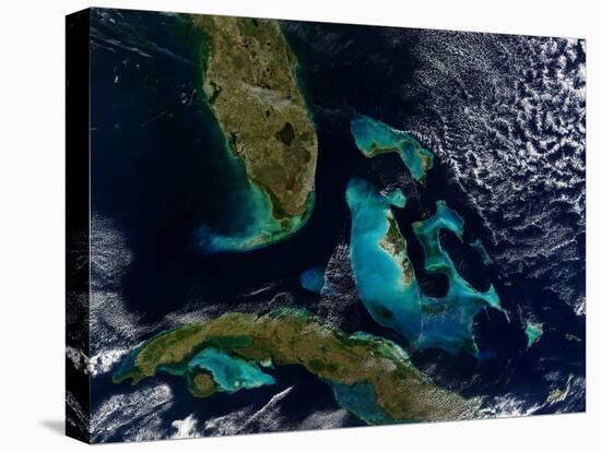 The Bahamas, Florida, and Cuba-Stocktrek Images-Stretched Canvas