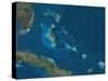 The Bahamas, Satellite Image-null-Stretched Canvas