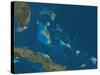 The Bahamas, Satellite Image-null-Stretched Canvas