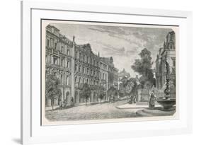 The Bahnhofstrasse (Railway Street), Zurich-null-Framed Giclee Print