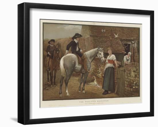 The Bailiff's Daughter-Edward Killingworth Johnson-Framed Giclee Print
