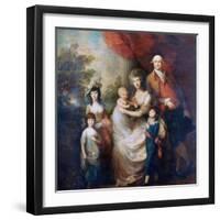 The Baillie Family, C1784-Thomas Gainsborough-Framed Giclee Print