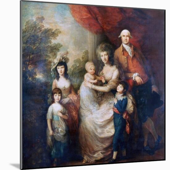 The Baillie Family, C1784-Thomas Gainsborough-Mounted Giclee Print