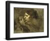 The Baiser Maternelmotherly Kiss-Eugene Carriere-Framed Giclee Print