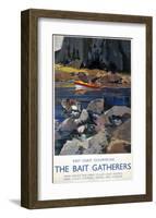 The Bait Gatherers-null-Framed Art Print