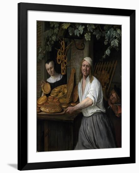 The Baker Arent Oostwaard and his Wife Catherina Keizerswaard. 1658-Jan Steen-Framed Giclee Print