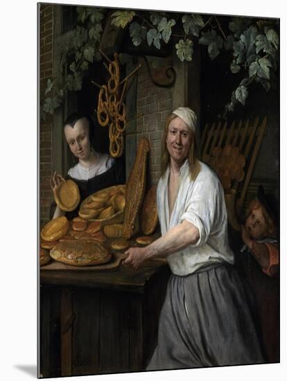 The Baker Arent Oostwaard and his Wife Catherina Keizerswaard. 1658-Jan Steen-Mounted Giclee Print