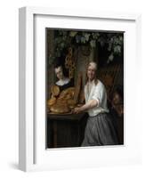 The Baker Arent Oostwaard and his Wife Catherina Keizerswaard. 1658-Jan Steen-Framed Giclee Print