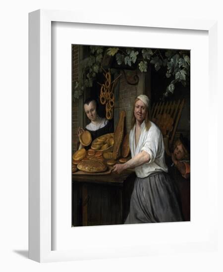 The Baker Arent Oostwaard and his Wife Catherina Keizerswaard. 1658-Jan Steen-Framed Giclee Print