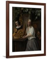 The Baker Arent Oostwaard and His Wife Catherina Keizerswaard, 1658-Jan Havicksz. Steen-Framed Giclee Print