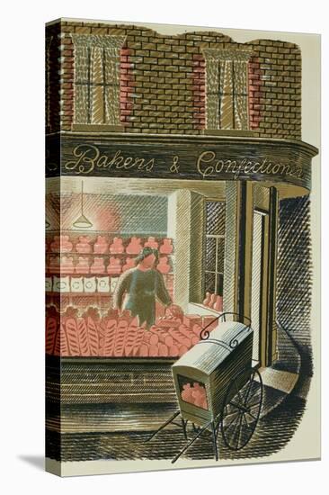 The Bakers and Confectioners-Eric Ravilious-Stretched Canvas