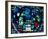 The Bakers, Stained Glass, Chartres Cathedral, France, 1194-1260-null-Framed Photographic Print