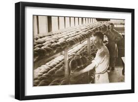 The Bakery, Eastcote, Illustration from 'German Prisoners in Great Britain' (Photogravure)-English Photographer-Framed Giclee Print