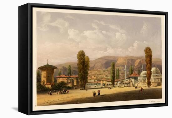 The Bakhchisaray Khan's Palace, 1856-Carlo Bossoli-Framed Stretched Canvas