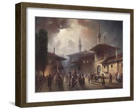 The Bakhchisaray Khan's Palace, 1857-Carlo Bossoli-Framed Giclee Print