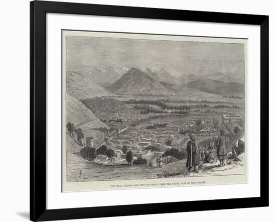 The Bala Hissar and City of Cabul, from the Upper Part of the Citadel-Thomas Harrington Wilson-Framed Giclee Print