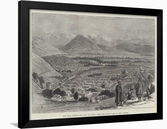 The Bala Hissar and City of Cabul, from the Upper Part of the Citadel-Thomas Harrington Wilson-Framed Giclee Print