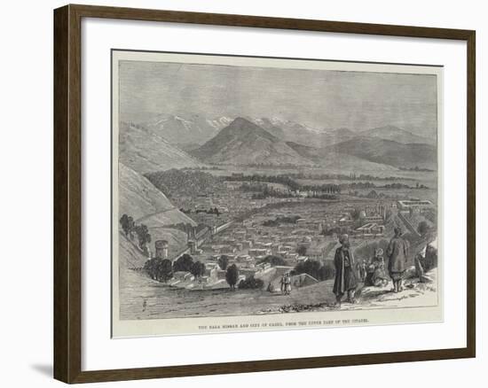 The Bala Hissar and City of Cabul, from the Upper Part of the Citadel-Thomas Harrington Wilson-Framed Giclee Print