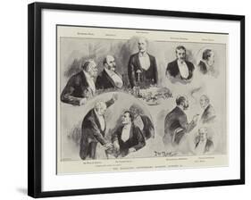 The Balaclava Anniversary Banquet, 25 October-null-Framed Giclee Print