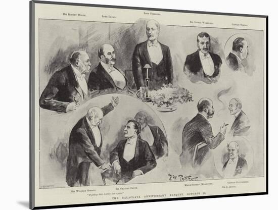 The Balaclava Anniversary Banquet, 25 October-null-Mounted Giclee Print