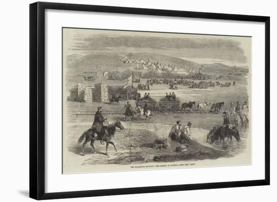 The Balaclava Railway, the Bazaar at Kadikoi-null-Framed Giclee Print