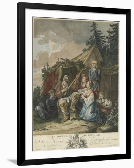 The Balalaika Player, 1765-Jean-Baptiste Le Prince-Framed Giclee Print