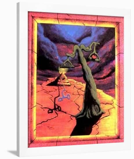 The Balance by Vincent Monaco Blacklight Poster-null-Framed Blacklight Poster