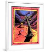 The Balance by Vincent Monaco Blacklight Poster-null-Framed Blacklight Poster