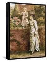 The Balancing Act-George Goodwin Kilburne-Framed Stretched Canvas