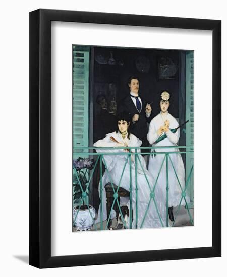 The Balcony, 1868-9-Edouard Manet-Framed Giclee Print