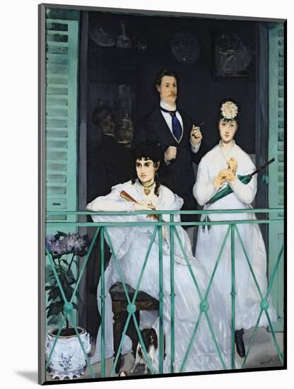 The Balcony, 1868-9-Edouard Manet-Mounted Giclee Print