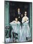 The Balcony, 1868-9-Edouard Manet-Mounted Giclee Print