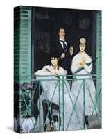 The Balcony, 1868-9-Edouard Manet-Stretched Canvas