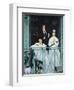 The Balcony, 1868-9-Edouard Manet-Framed Premium Giclee Print