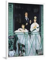 The Balcony, 1868-9-Edouard Manet-Framed Giclee Print