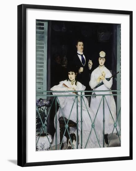 The Balcony, c.1868-Edouard Manet-Framed Giclee Print