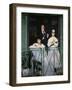 The Balcony. Painting shows painter Berthe Morisot, 1868-69-Edouard Manet-Framed Giclee Print