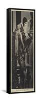 The Balcony Scene from Romeo and Juliet-Hans Makart-Framed Stretched Canvas